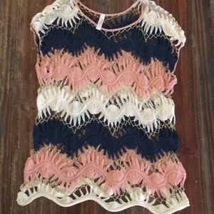 Pink blush maternity top